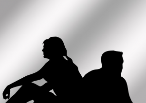 Man and woman silhouette - Vulnerable to Addiction